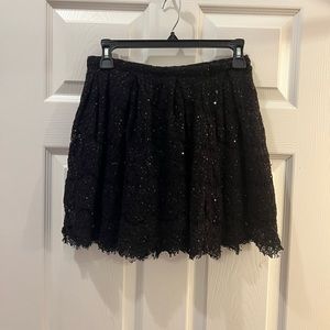 Forever 21 black skater skirt